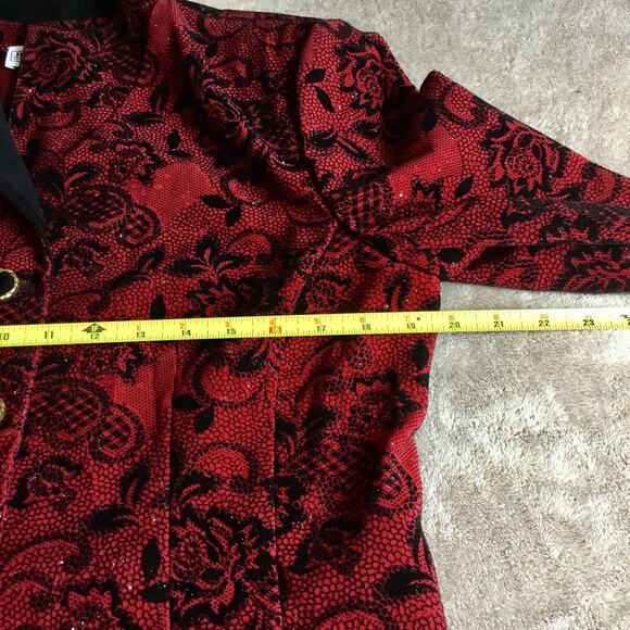 Jessica Howard Cocktail Dressy Red Suits & Suit Separates for Women Sz 14 - Picture 6 of 7